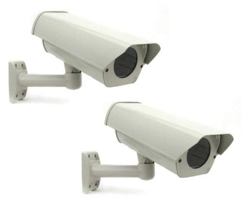 Smart Security Club Pack of 2 Outdoor Camera Housing, Heater & Fan, Mounting Bracket