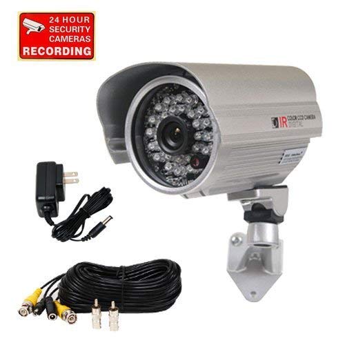 VideoSecu CCTV Bullet Security Camera Built-in 1/3