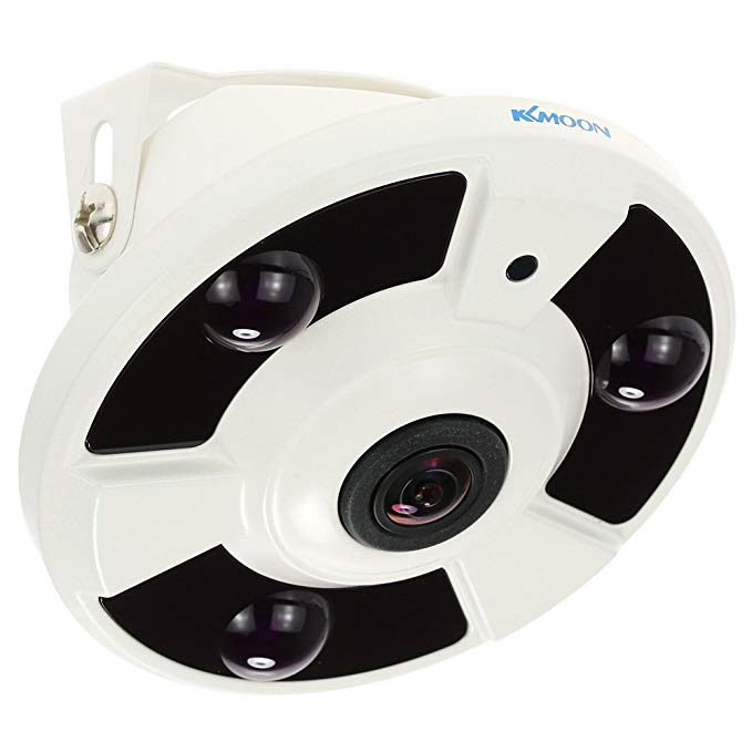 KKmoon HD 1080P 1.7mm Fisheye 360° Panoramic Security CCTV Camera Home Surveillance NTSC System