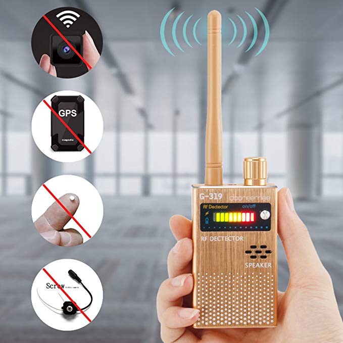 Dooreemee Anti-spy Electronic Bug Detector Hide Camera RF Signal Detector [Upgraded Version],GPS Tracker Wireless Radio Frequency Ultra-high Sensitivity GSM Device Finder Scanner