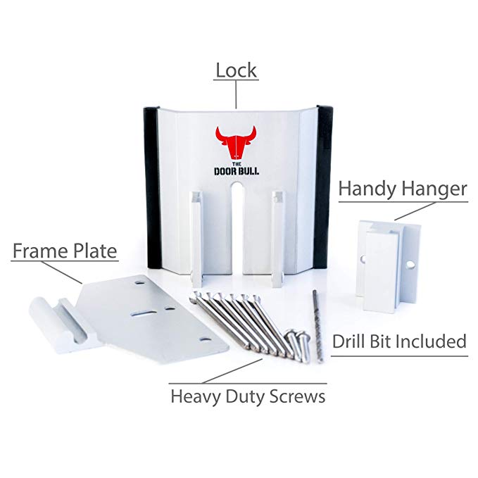 The Door Bull - Door Barricade Lock Out Security Device, Add Extra, High Security to Your Home - an Innovative Solution from The Law Enforcement Experts