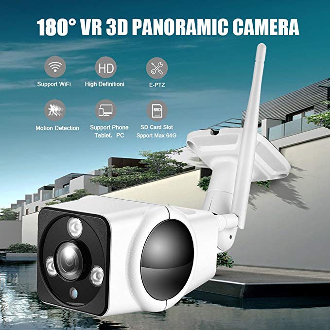 Smart Security Camera Outdoor 3MP 1080P Camera HD wifi Cloud Surveillance Device with Smart App