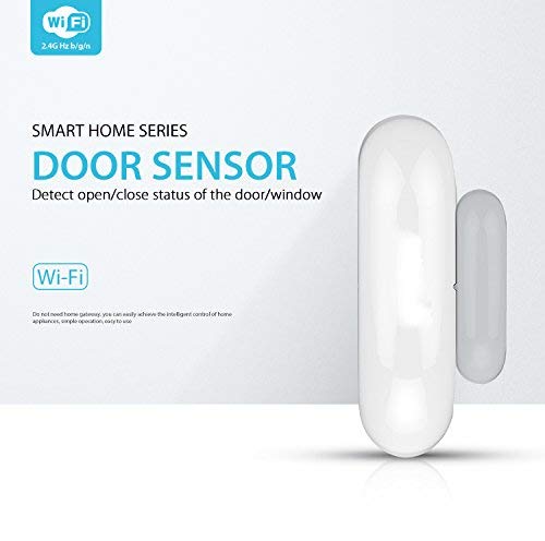 Hanvache Door Window Sensor Alarm WiFi Smart Device APP Remote Control for Home Security