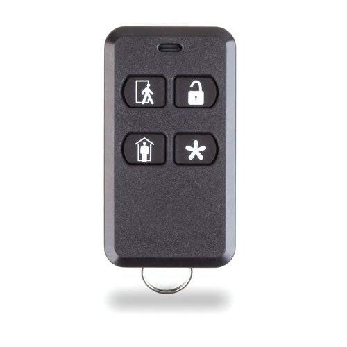 2GIG-KEY1-345 4-Button Key Ring Remote ETL Listed