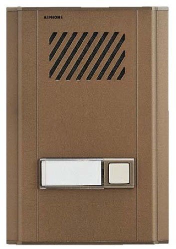 Aiphone LE-DL Surface-Mount Door Intercom with Directory for Use with LEF and LEM Series Door Intercom Systems, Aluminum Faceplate