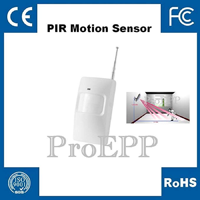 Wireless PIR Motion Sensor for Security Alarm Security System, 315/433MHz