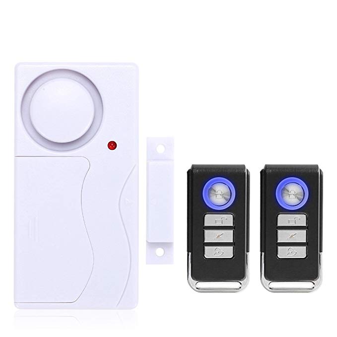 Mengshen Wireless Home Door Window Burglar Alarm DIY Safety Security Alarm System Magnetic Sensor with Remote Control - 1 Alarm 2 Remote Control M641