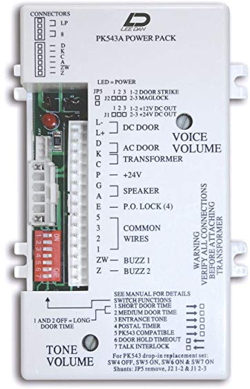 LEE DAN PK-543A 5-4-3 WIRE APARTMENT INTERCOM AMPLIFIER
