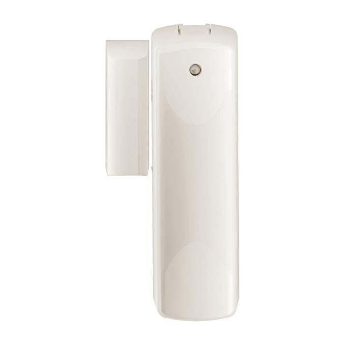 Z-Wave Door and Window Sensor with Nexia, RS 100, Both White and Brown Cases Included